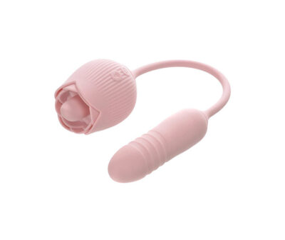 Adam & Eve THRUST & TICKLE Rose Vibrator